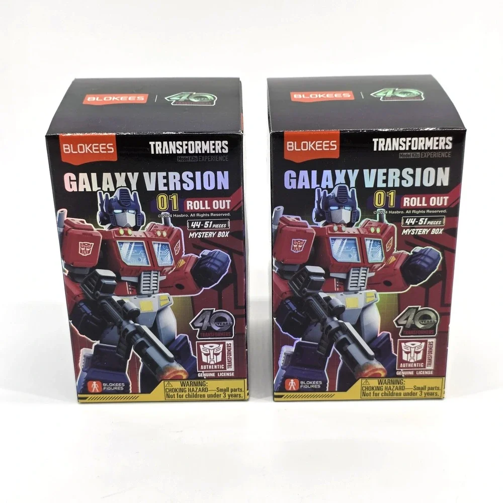 Blokees Transformers Galaxy Version 01 Roll Out Sealed Lot of 2 Boxes